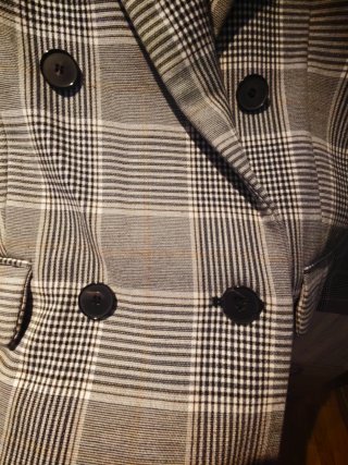 Americana blazer cuadros Mango
