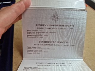 Moneda Vaticano 2009 Conmemorativa Euro