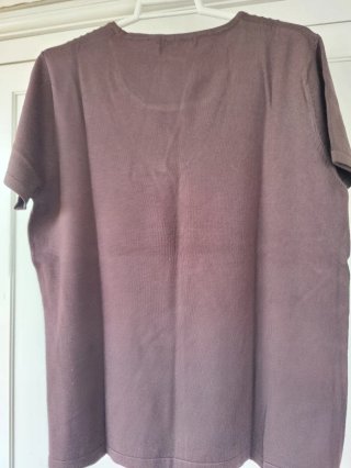Jersey fino Punto Roma marrón