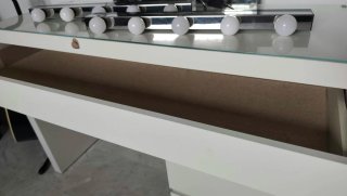 Tocador Ikea Blanco con Espejo, Luces y Cajonera