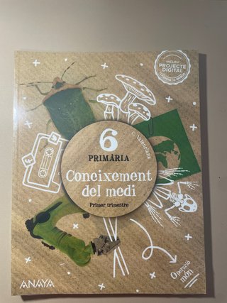 Libros coneixement del medi 6 primaria anaya