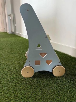 Andador Montessori Madera Xilófono Cuentas