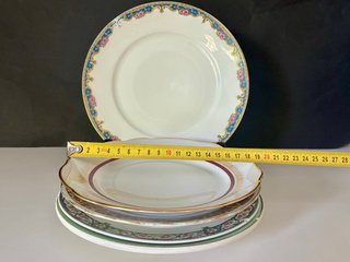 🇫🇷 Mix 6 Platos Postre porcelana con desperfectos