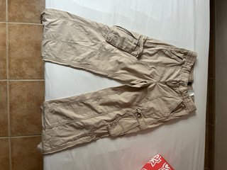 Pantalones Cargo Beige