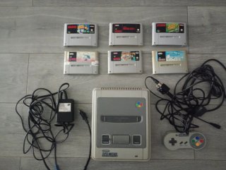 Consola Super Nintendo + 6 Juegos