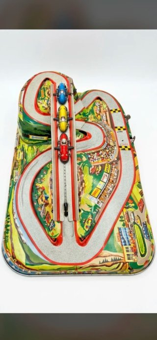Juego a cuerda hojalata Rallye 65 cuerda tin toy