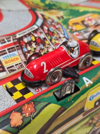 Juego a cuerda hojalata Rallye 65 cuerda tin toy