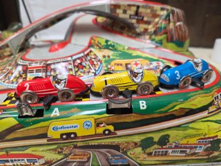 Juego a cuerda hojalata Rallye 65 cuerda tin toy