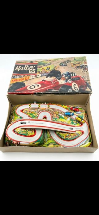 Juego a cuerda hojalata Rallye 65 cuerda tin toy