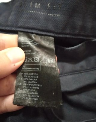 Pantalón azul marino de hombre H&M