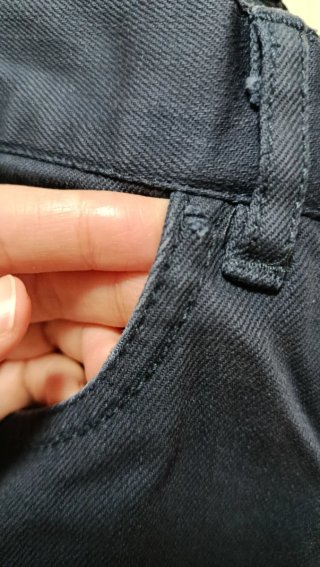 Pantalón azul marino de hombre H&M