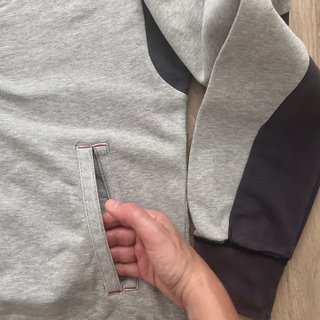 Chaqueta Napapijri Gris y Azul Talla L