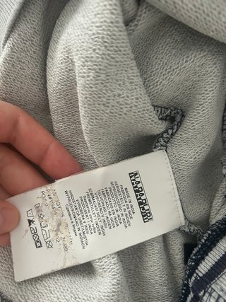 Chaqueta Napapijri Gris y Azul Talla L