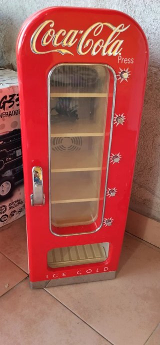 Mini Nevera Dispensador Coca-Cola