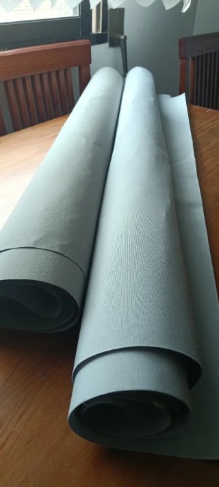 2 Rollos de Tela Toldo Gris