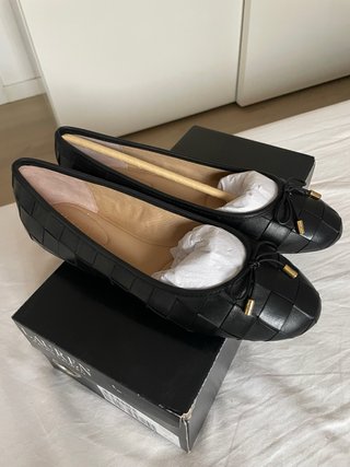 Zapatos Bailarinas Ralph Lauren Negros Talla 39