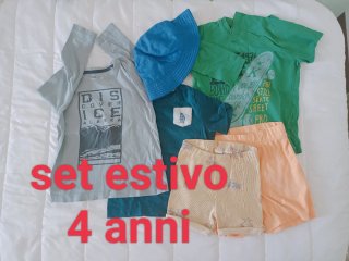 Set estivo bambino 4 anni