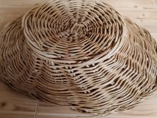 Cesta Mimbre Antigua 53x36x20cm