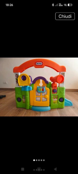 Casa gioco Little Tikes con scivolo