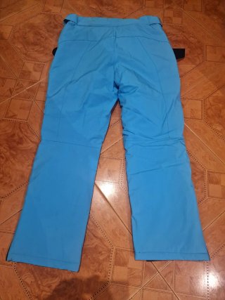 Pantalones de esquí azules con tirantes