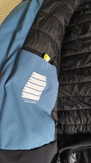 Chaqueta esquí impermeable azul 12 años