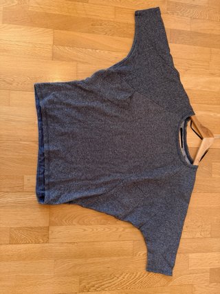 Jersey Zara gris azulado