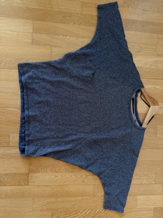 Jersey Zara gris azulado