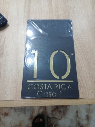 Placa Decorativa 10 Costa Rica Casa 1