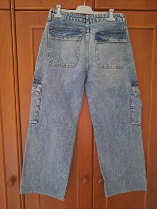 Vaqueros Cargo Pull&Bear Talla 40