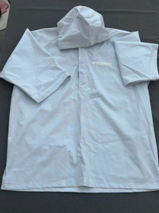 DESCENTE RAINCOAT S-M BLUE RFEDI