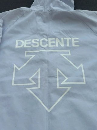 DESCENTE RAINCOAT S-M BLUE RFEDI
