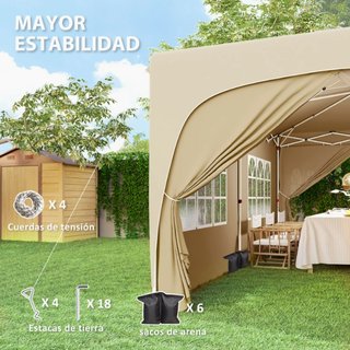 Cenador Plegable 3x6m