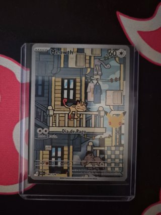 Carta Pokémon Meowth - Colección 30 aniversario