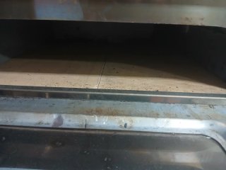 Forno per pizza doppio in acciaio inossidabile