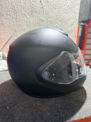 Casco Modular de Moto Negro T L