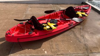 Kayak Rígido 2+1 Plazas Rojo