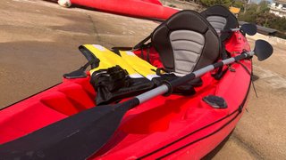 Kayak Rígido 2+1 Plazas Rojo
