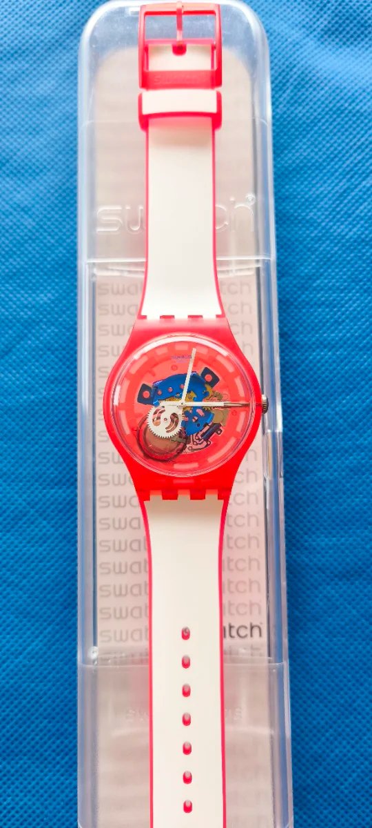 Swatch New Gent Hermético Rojo/Blanco