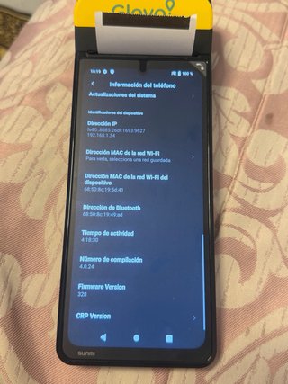 SUNMI V3H con impresora térmica