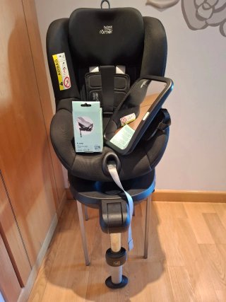 Silla coche Britax Römer +funda antitérmica+espejo