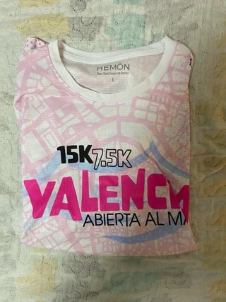 Camiseta Running Valencia 15K 7.5K Hemon L
