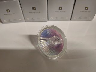 Lote 7 Bombillas Halógenas Oscaluz 12V 50W GU5.3
