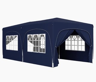 Cenador Plegable 3x6m Azul