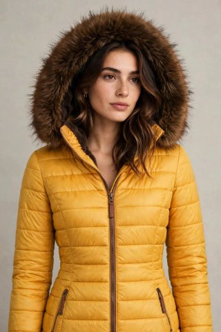 Plumífero Zara Relleno Plumas Talla M