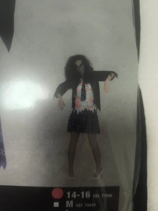 Disfraz colegiala Zombie