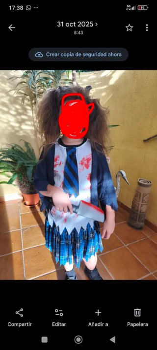 Disfraz colegiala Zombie