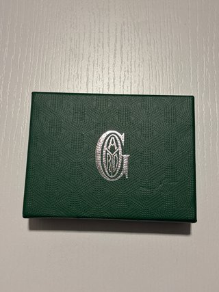 Tarjetero Goyard Verde
