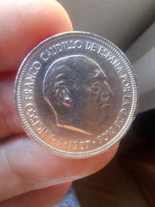 5 Ptas 1957 * 70