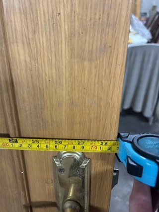 Puerta de Madera con Manilla