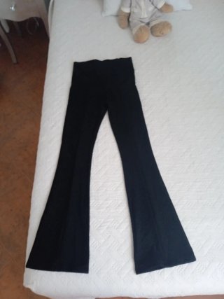 Pantalón Campana Zara Negro